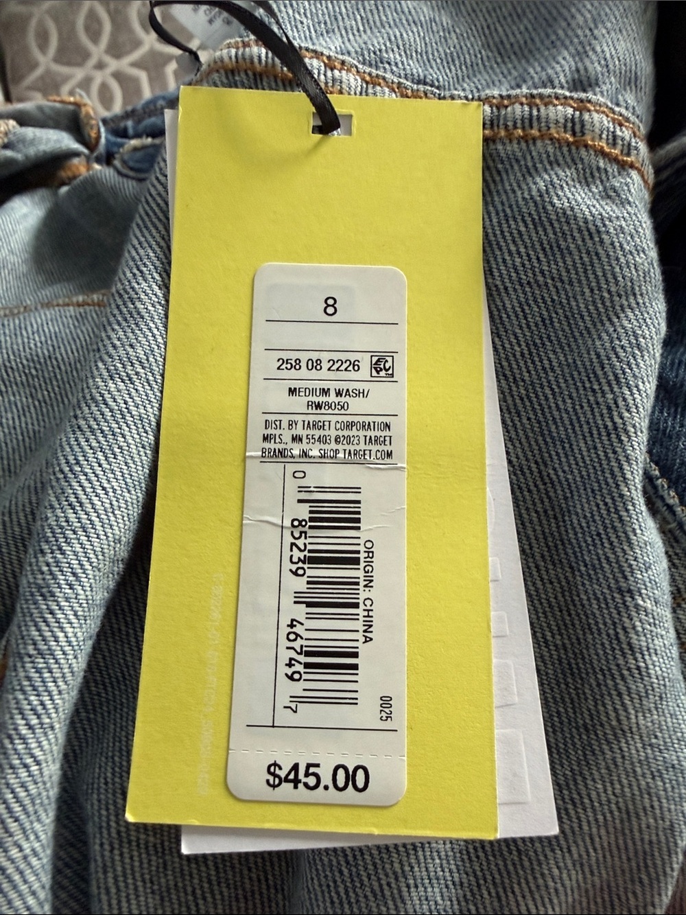 Future Collective with Jenee Naylor Medium Wash Denim Button-Front Midi Dress - Picture 4 of 4